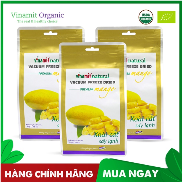 Xoài Sấy Lạnh VINAMIT 30g/50g/100g