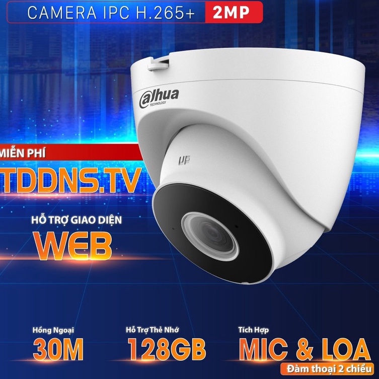 Camera Wifi Imou Ngoài Trời Dahua 1230DT, T26EP  Turret 2M 1080P, Camera Ốp Trần Dome Chính hãng 24TH