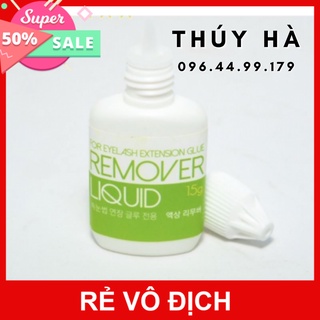 Khử dầu,kiềm dầu trên mi thật Remover Liquid - xóa trắng chân keo,giúp tăng độ bền của keo - Thúy Hà