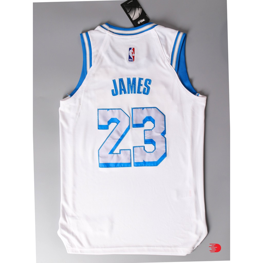 Bộ quần áo bóng rổ NBA Los Angeles Lakers City 2021- THÊU VIỀN TÊN, SỐ