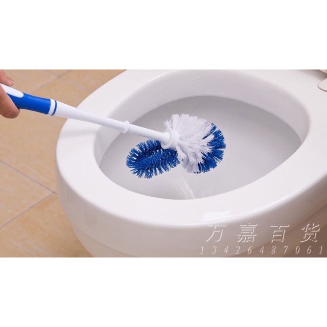 Cọ toilet 2 đầu kèm hộp đựng 144