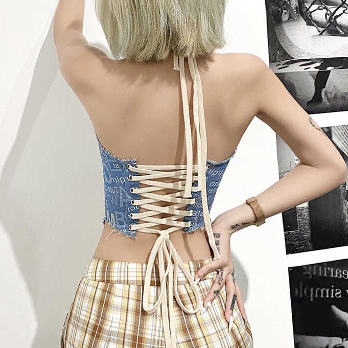 Fashion Ladies Top Vest Sexy Sleeveless Korean Style Short Shirt