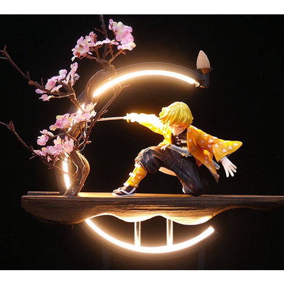 Mô hình đèn led tròn trưng bày thờ cúng decor seup siêu đẹp