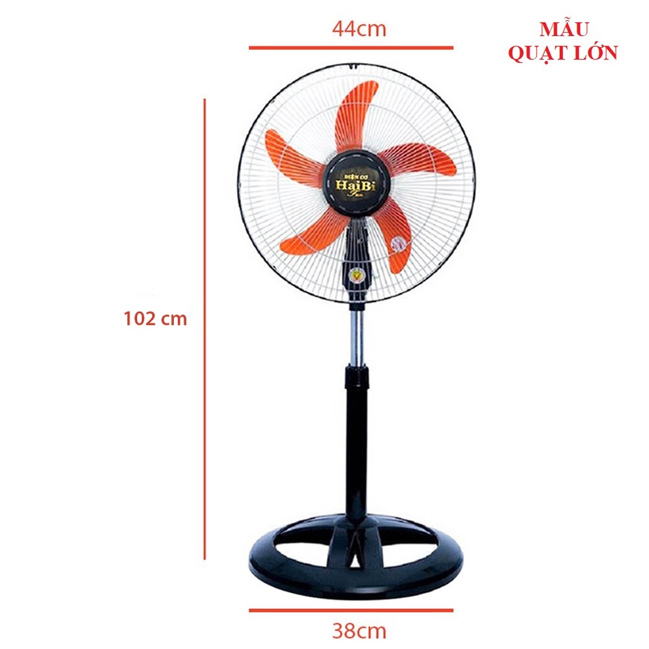 Quạt cây công nghiệp 5 CÁNH điện cơ chống ồn CAO CẤP, Công Suất Lớn, Tiết Kiệm Điện - Bảo Hành 12 Tháng