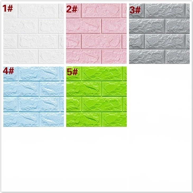 Giấy dán tường giả gạch 3D chống thấm nước trang trí nhà cửa
 | BigBuy360 - bigbuy360.vn