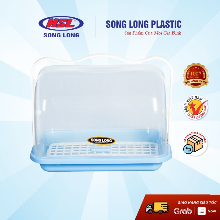 Giỏ đựng cốc có nắp đậy (loại bé) Song Long Plastic - 2208