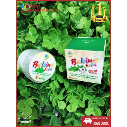 BỘT TRẮNG RĂNG BAKING SODA MIX BẠC HÀ - TRÀ XANH