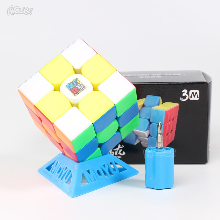 Rubik 3x3 Moyu Meilong 3M Nam Châm Từ Tính Stickerless - Nhanh, Mượt, Tốc Độ Cao