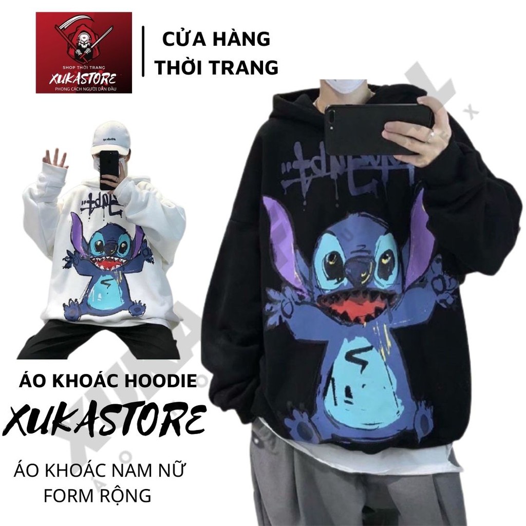 Áo khoác hoodie nỉ nam nữ và cặp đôi form rộng XUKA SHOP in hình Con Sún Răng , phong cách unisex có 3 màu | BigBuy360 - bigbuy360.vn