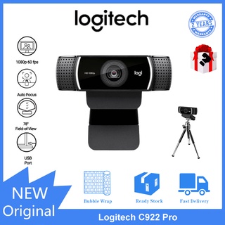 Logitech C922 Pro Webcam Autofocus Built-in Microphone Full HD Webcam