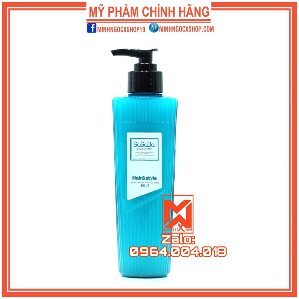 Xả khô, sữa tạo kiểu SASABA 300ml chính hãng