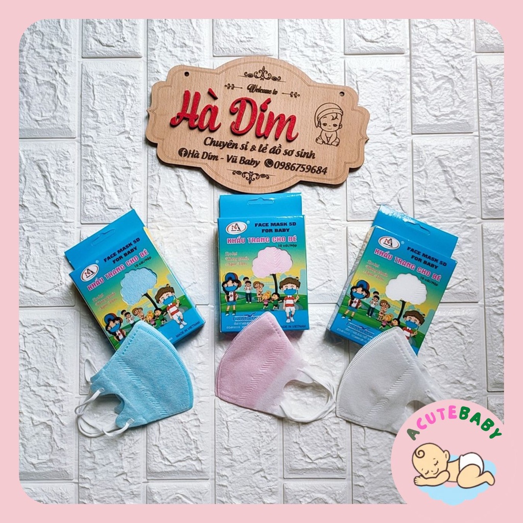 Khẩu Trang Cho Bé 5D MASK KIS ( Hộp 10 chiếc) - VUBABY