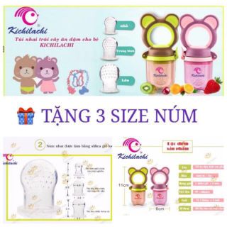 Túi nhai ăn dặm chống hóc kichilachi