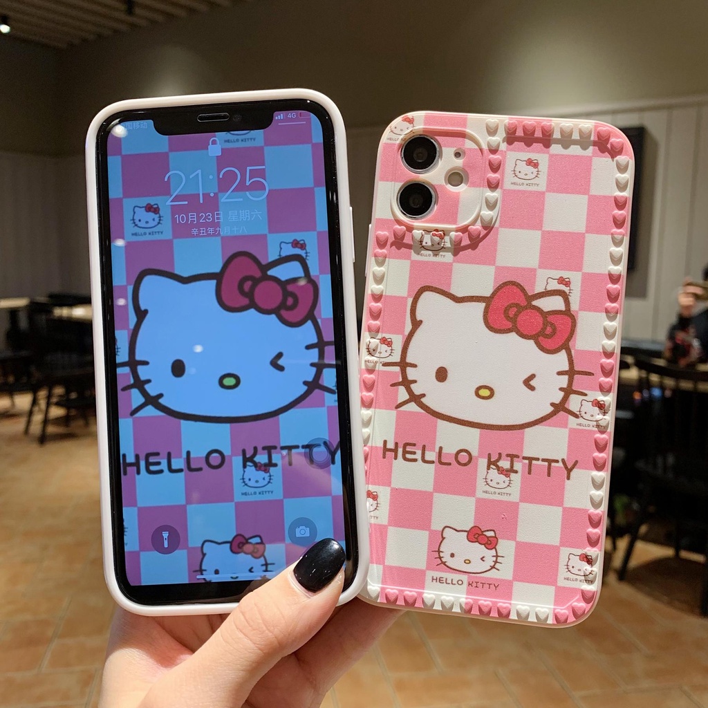 Ốp Điện Thoại Tpu Silicon Mềm Hình Mèo Doraemon/Mèo Kitty Cho iPhone 13 12 mini 11 Pro XS Max X XR 8 7 Plus