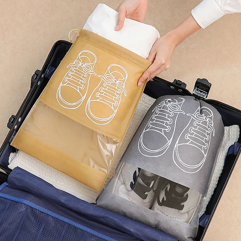 Túi Đựng Giày Dép Có Dây Rút Loại To Dùng Đi Du Lịch