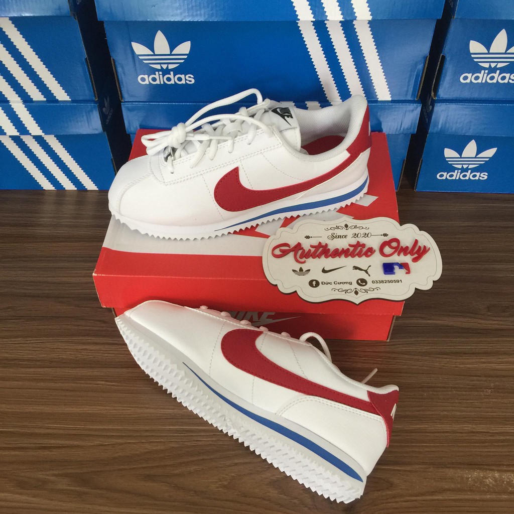 [100% CHÍNH HÃNG] Giày Nike Cortez Leather Móc Đỏ, Đen Classic - 807471/904764