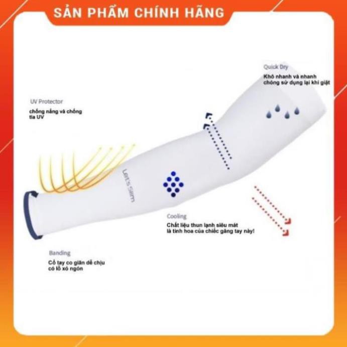 [Giảm 50%]  Găng tay chống nắng xỏ ngón Aqua-X Hàn Quốc - Bao tay đi phượt Letslim Siêu Mát chống tia UV
