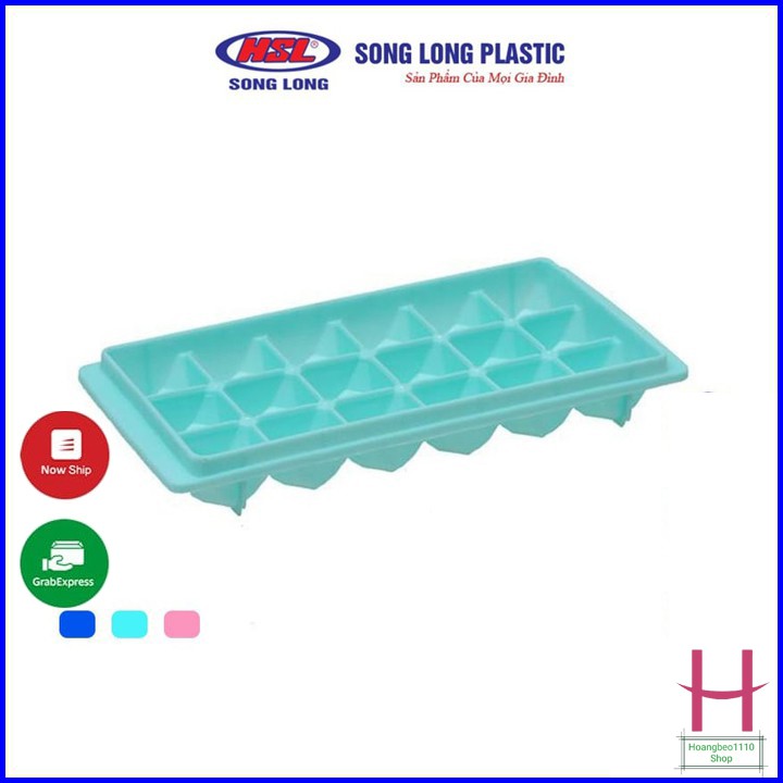 Song Long Plastic Khay đá 18 ô { H }