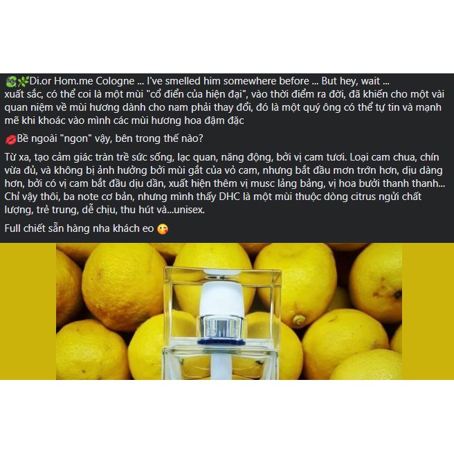 Bi K Shop - Nước hoa Dior Homme Cologne 2013 [Mẫu thử] | BigBuy360 - bigbuy360.vn