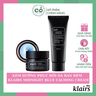 Kem dưỡng phục hồi da Klairs Midnight Blue Calming Cream