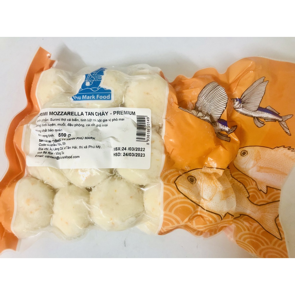 500g Viên Hải Sản Nhân Phô Mai Phumark