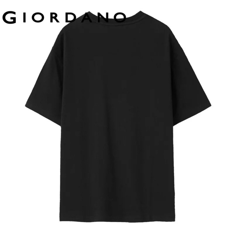 Giordano áo thu nữ T-shirt phối họa tiết thời trang cá tính size S new tag