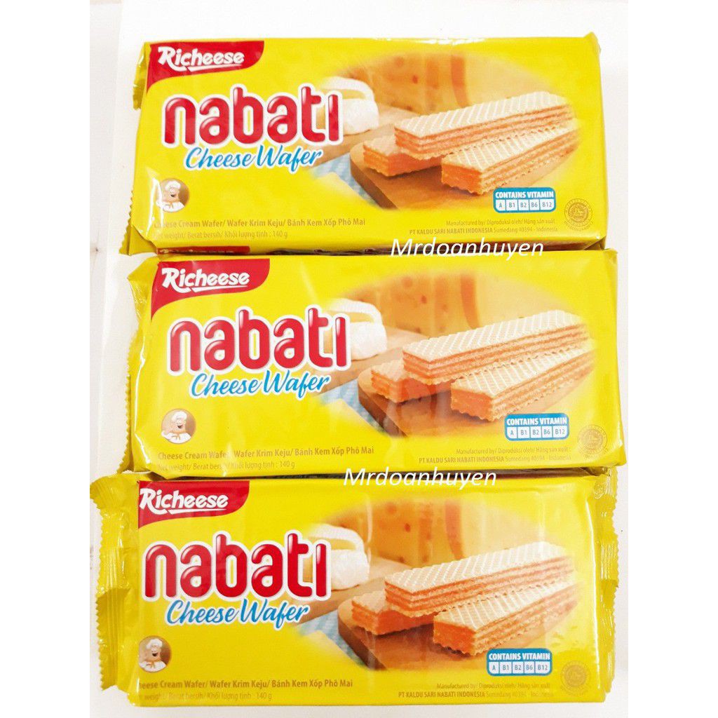 Bánh Kem Xốp Nabati Phô Mai/Socola 130g