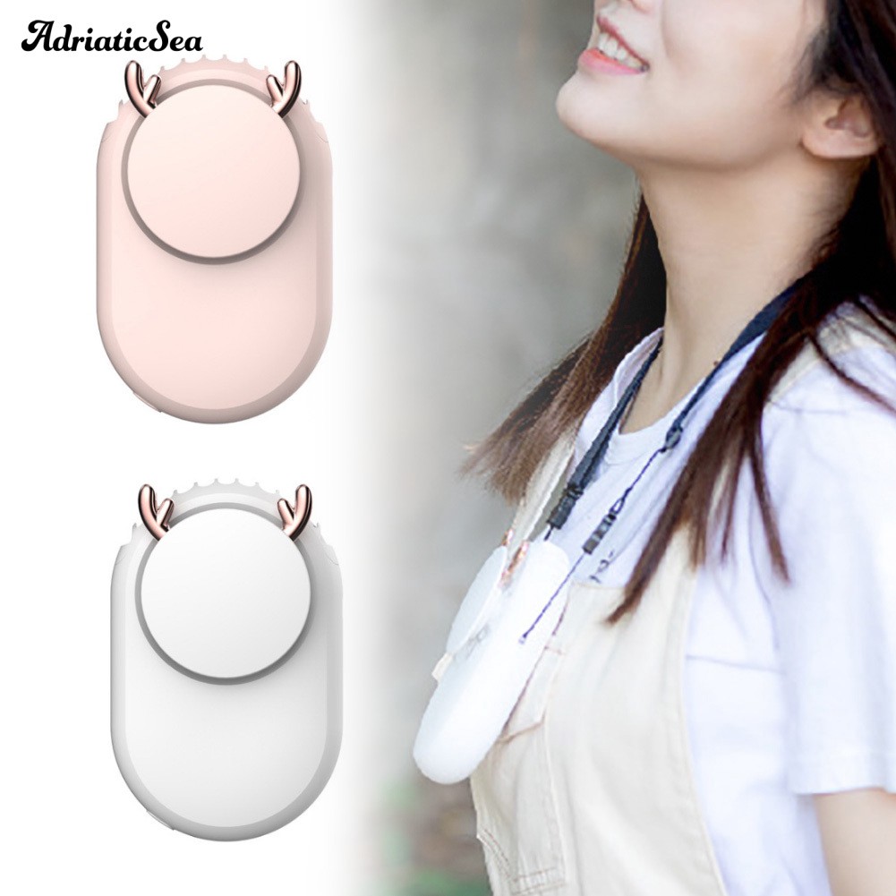 Quạt USB mini đeo cổ tiện lợi | BigBuy360 - bigbuy360.vn