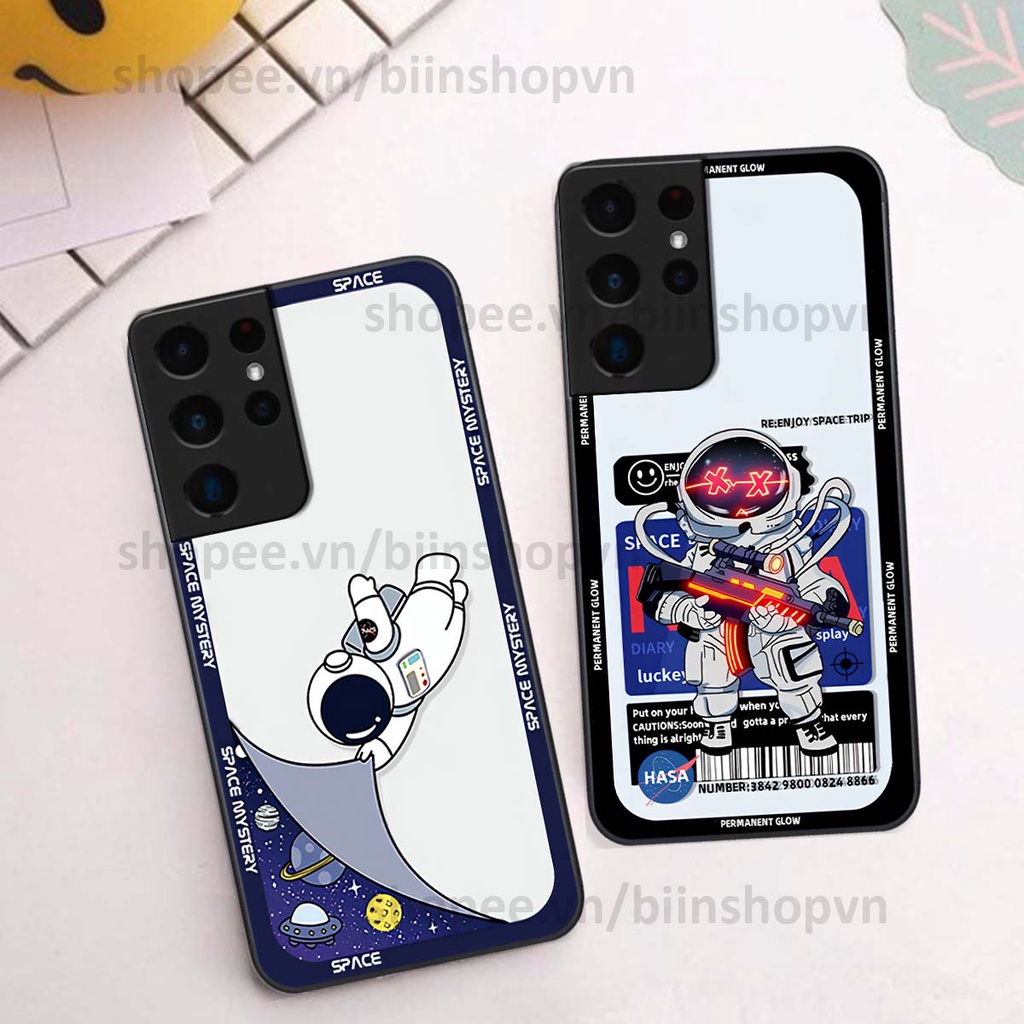 Ốp Samsung S21 Ultra phi hành gia vũ trụ space.x siêu đẹp, thời trang
