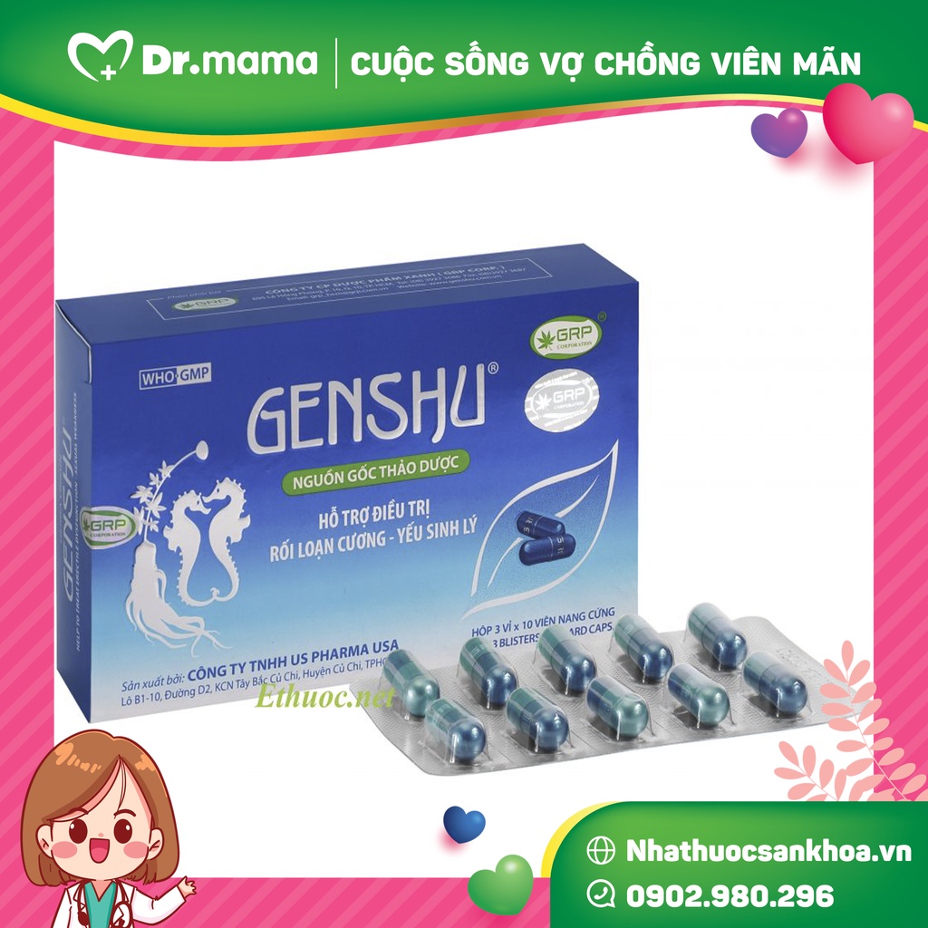 Genshu- thực phẩm bảo vệ sức khỏe