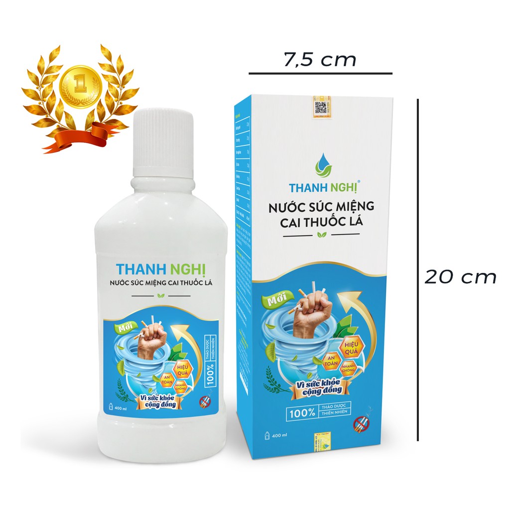 1 chai Cai Thuốc Lá Thanh Nghị Mẫu Mới 400ml