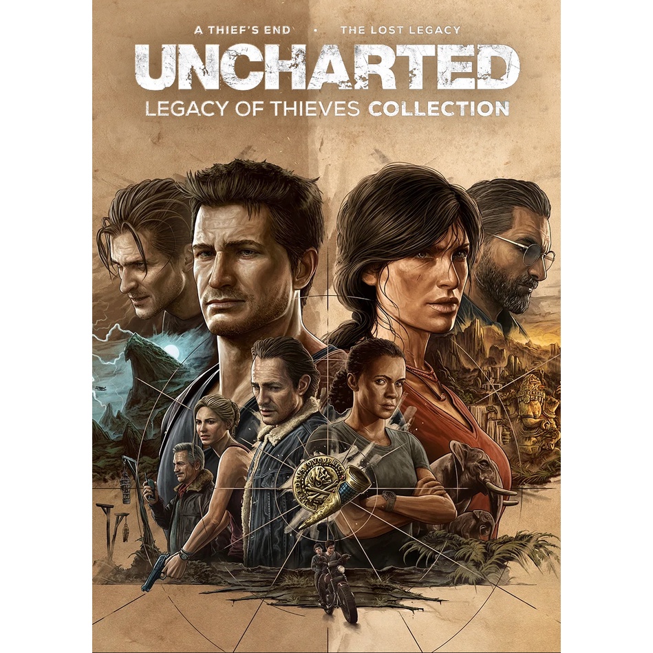 Đĩa game Uncharted Legacy Of Thieves Collection dành cho PS5
