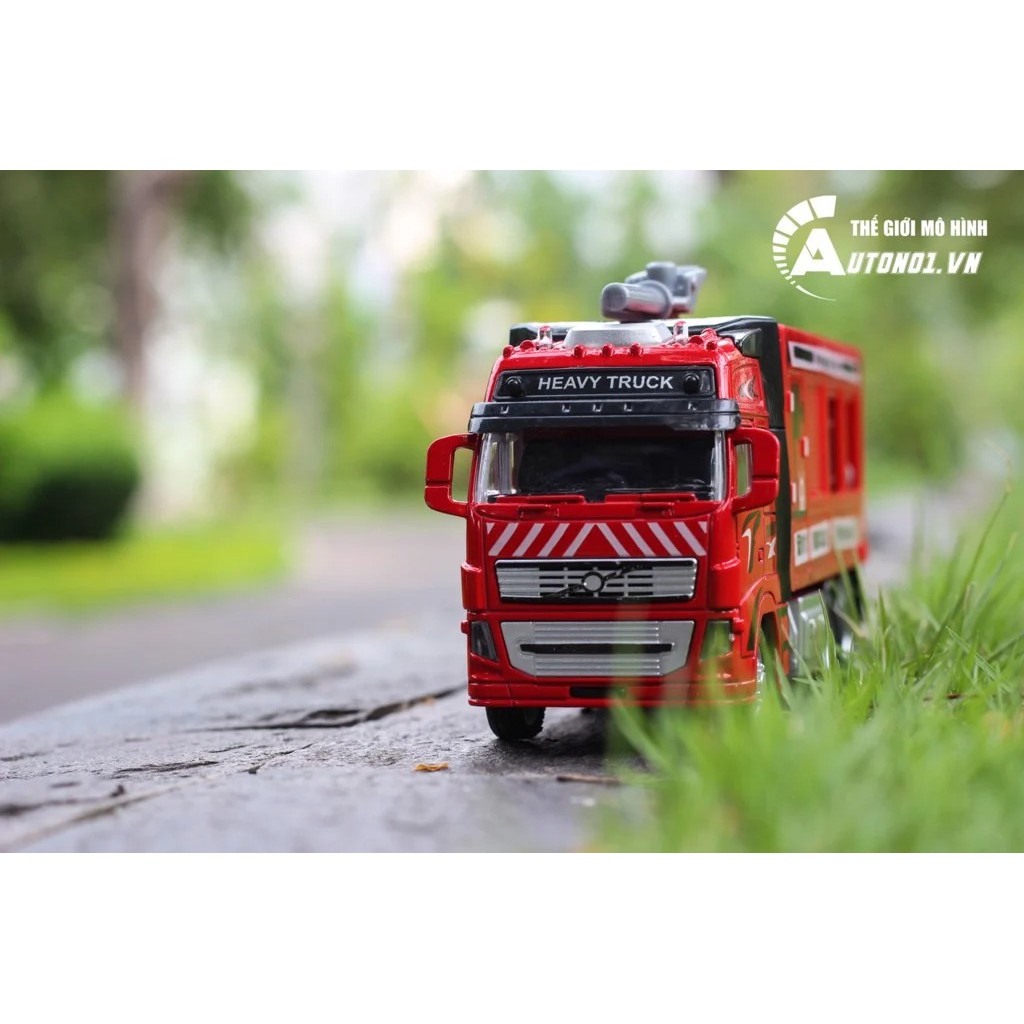 MÔ HÌNH XE CỨU HỎA VÒI RỒNG RED 1:38 TRUCK MODEL 6761