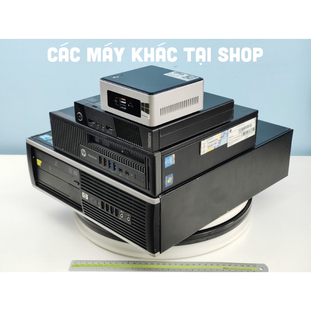 Máy Tính Cũ Tiny PC HP 8100 sff và 8300USDT I3 RAM 8GB SSD 128GB Cấu Hình Chuyên Dụng Cho Shop Bán Hà