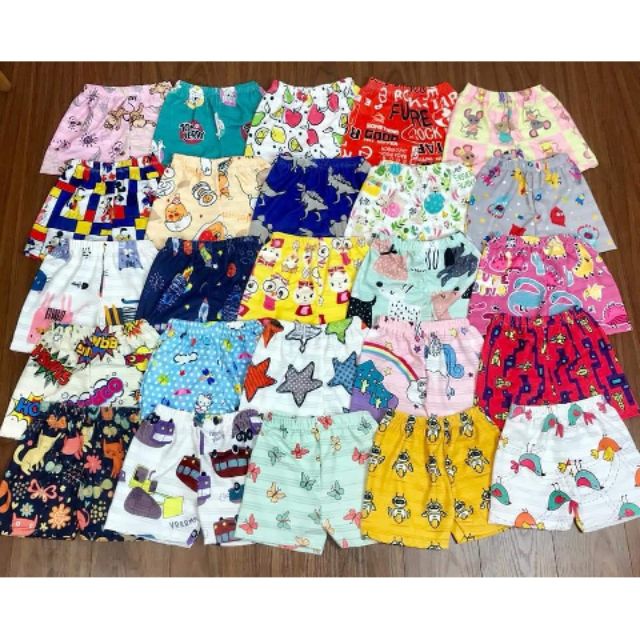 [Mã FAMAYFA2 giảm 10K đơn 50K] Set 10 quần chục cotton cho bé