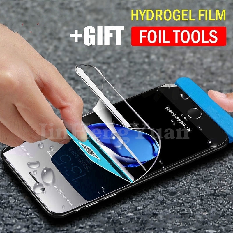 Miếng dán bảo vệ màn hình hydrogel dành cho iPhone X XS 11 12 13 Pro MAX XR 8 6 6S 7 Plus