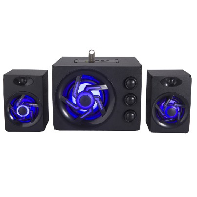 [Mã 267ELSALE hoàn 7% đơn 300K] Loa Bluetooth Kisonli TM-8000A 2.1 Đèn Led-RGB Nguồn 220V