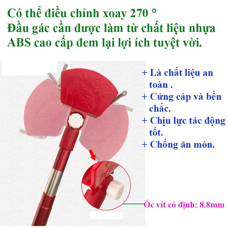 [Mã FAMAYMA2 giảm 10K đơn 50K] Gác Cần Tốc Độ Bennou Chuyên Câu Đơn Câu Đài, chống cần câu tay cao cấp KK-20