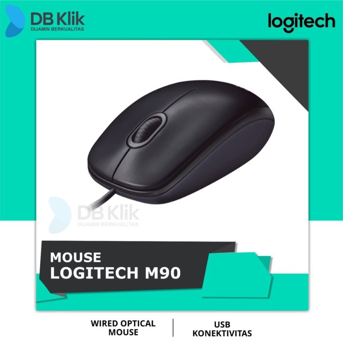 Mới Chuột Máy Tính Logitech M90 Đầu Cắm Usb