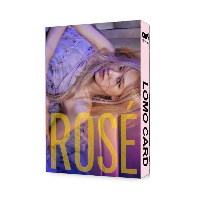 Hộp ảnh Lomo 30 tấm Rose Black Pink MV On The Ground cực đẹp mã M2