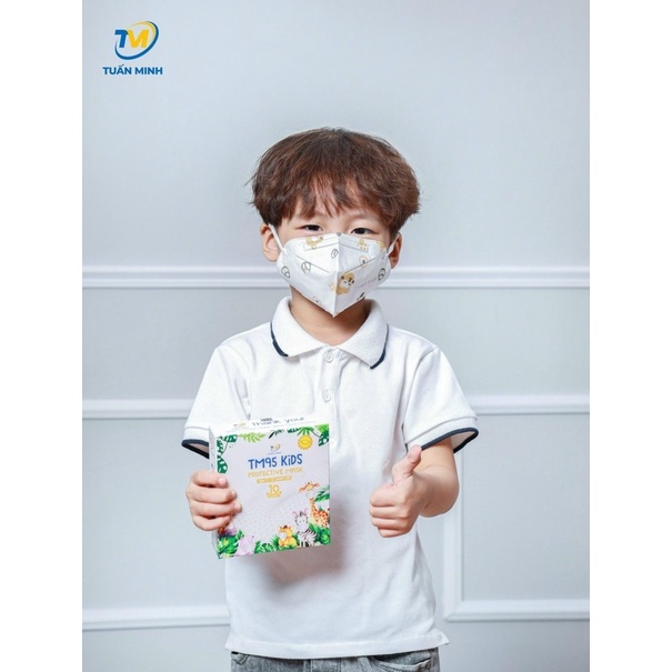 Khẩu trang Tuấn Minh không van 5 lớp *Miễn Phí Vận Chuyển* Quai chung chắc chắn from ôm vừa vặn hàng xuất từ cty TM