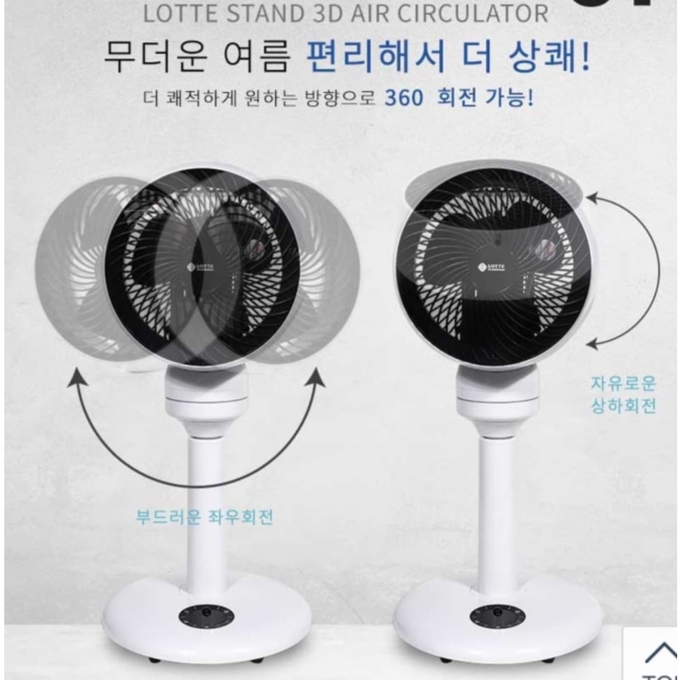 Quạt tuần hoàn không khí 360 độ Lotte Air Circulator