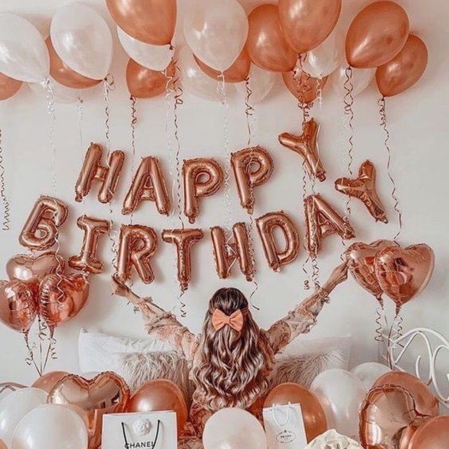 [Ảnh thật] Set trang trí sinh nhật lung linh HPBD (COMBO 56)