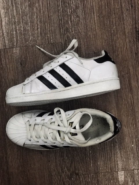 Giày chính hãng Adidas superstar sọc trắng đen