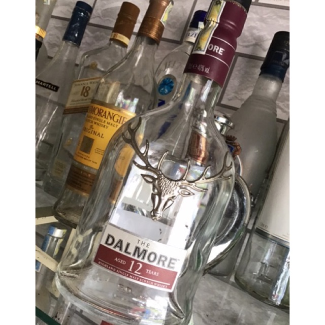 Vỏ chai rượu DALMORE 12