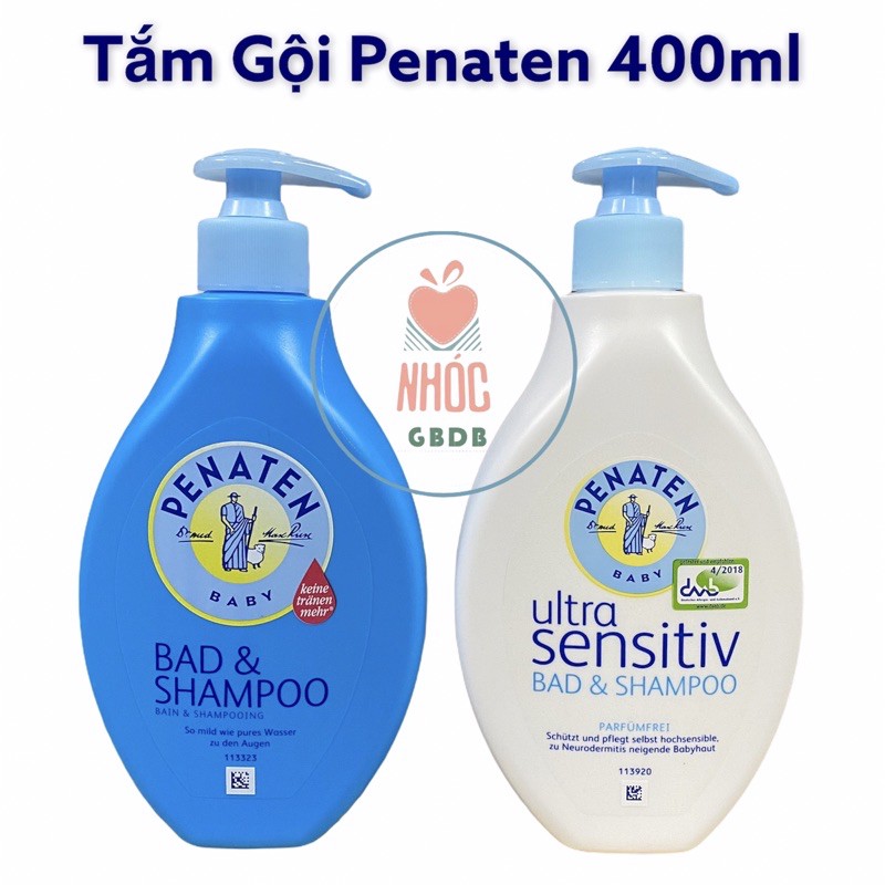 Sữa tắm gội 2in1 chống cảm Penaten 400ml (Đức)