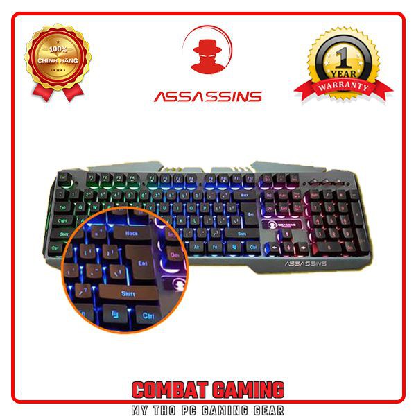 Bàn phím ASSASSINS AK8000 RGB