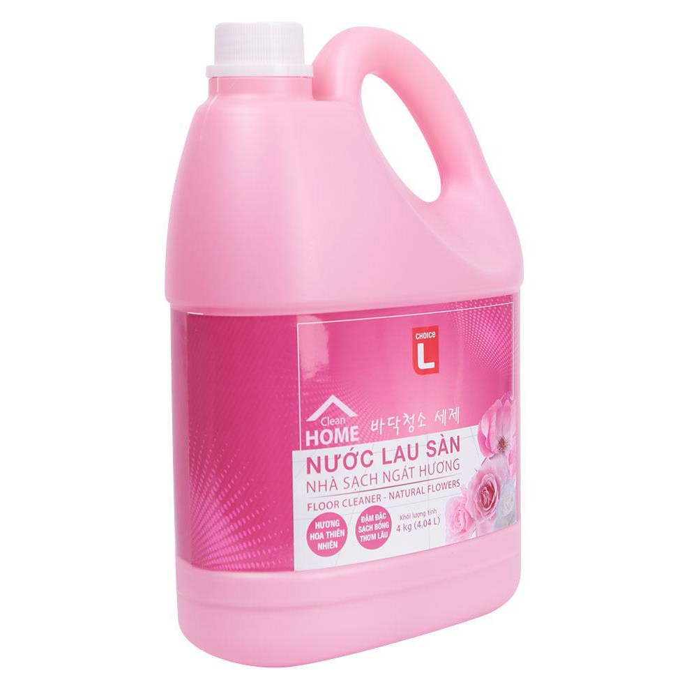 (Chính hãng) Nước Lau Sàn Hương Bạc Hà / Lavender Choice L (CL) Chai 4 KG