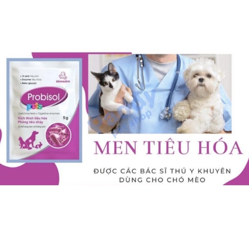 [CHÍNH HÃNG] Men Tiêu Hóa Probisol cho Chó Mèo gói 5Gr | Vie PETSHOP