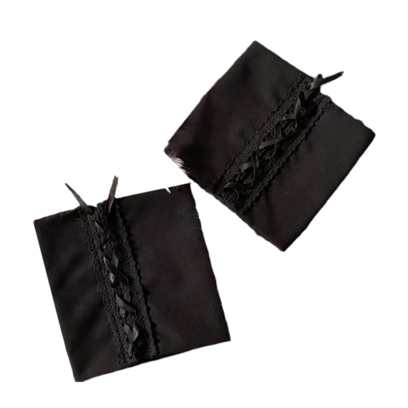 Youyo Vớ Giữ Ấm Chân Phối Ren Kẻ Sọc Caro Phong Cách Lolita Harajuku Thời Trang Cho Nữ